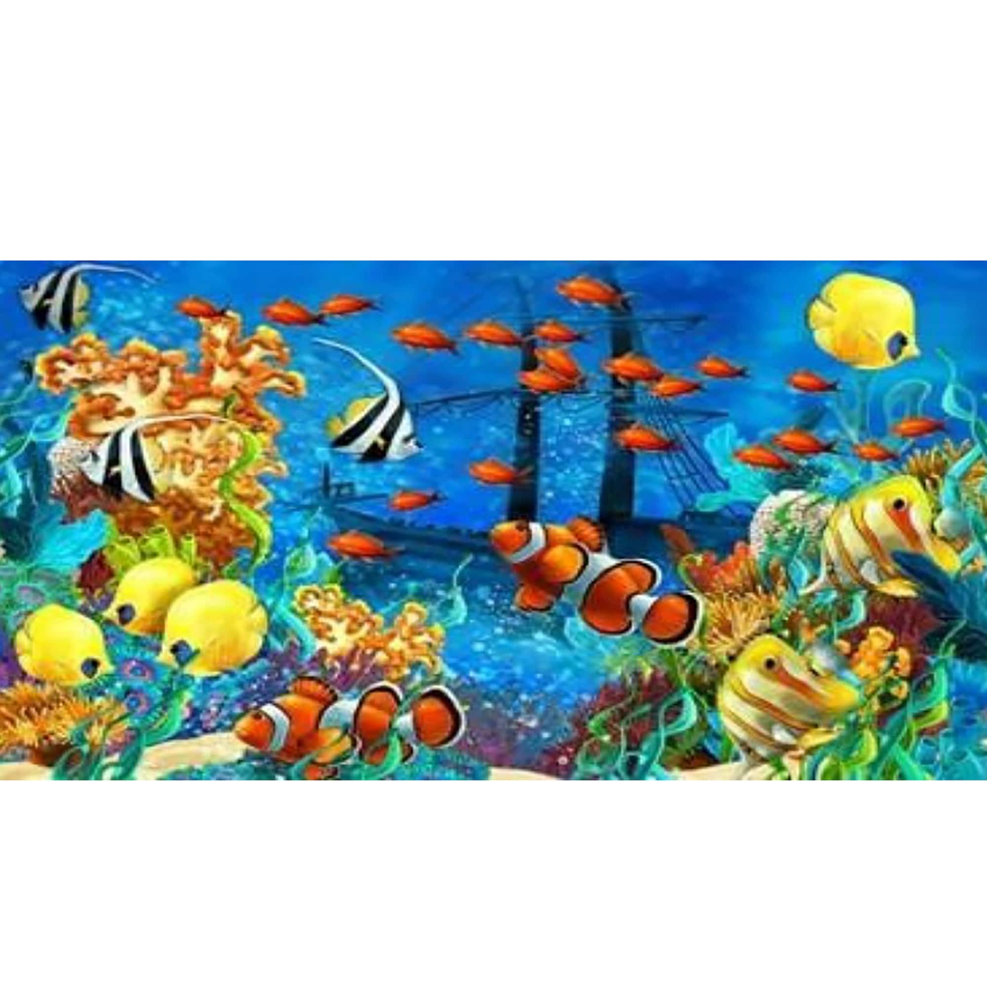 Sparkly Selections Beginner Sunken Ship and Fish Diamond Painting Kit